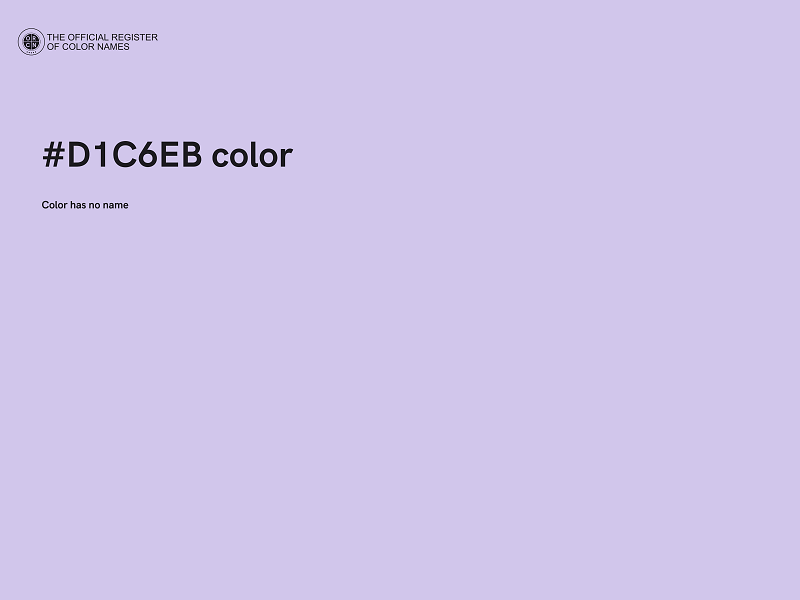 #D1C6EB color image
