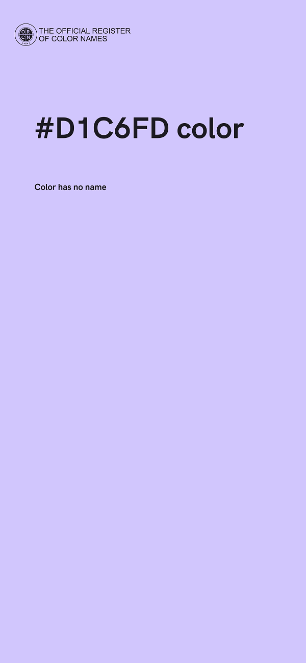#D1C6FD color image