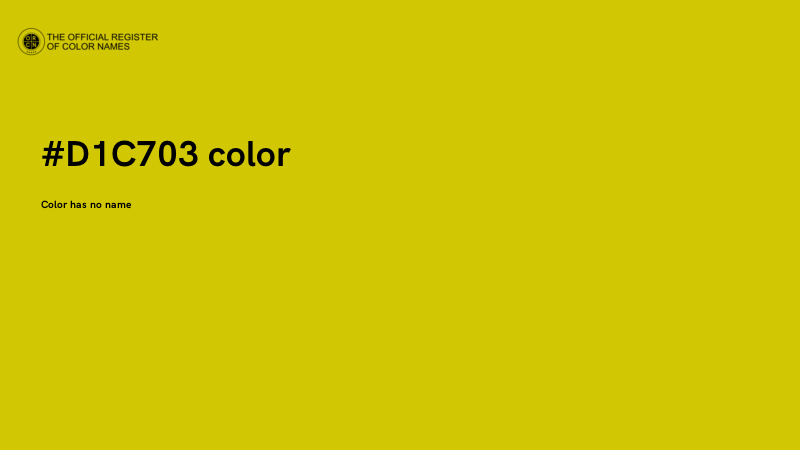 #D1C703 color image