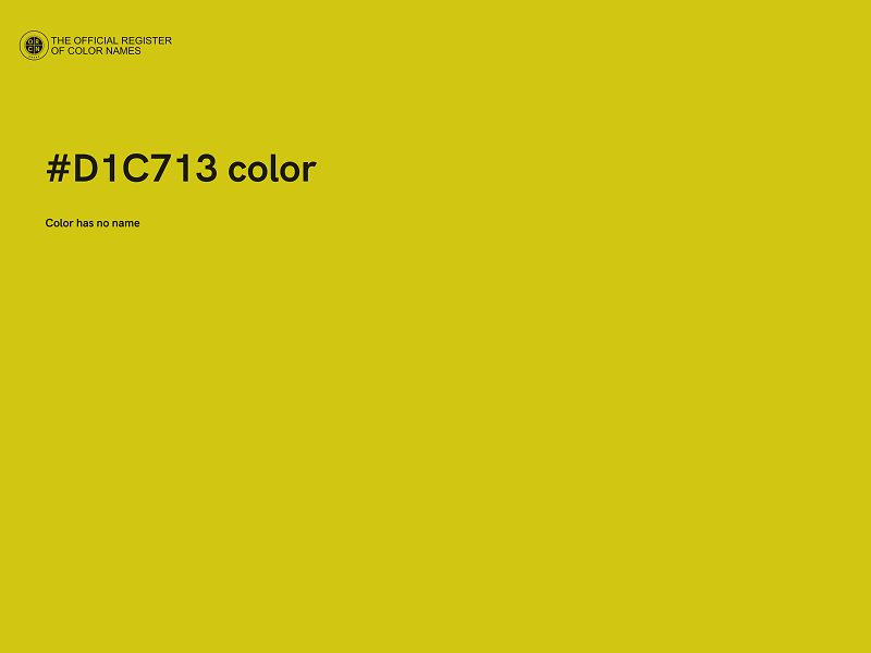 #D1C713 color image