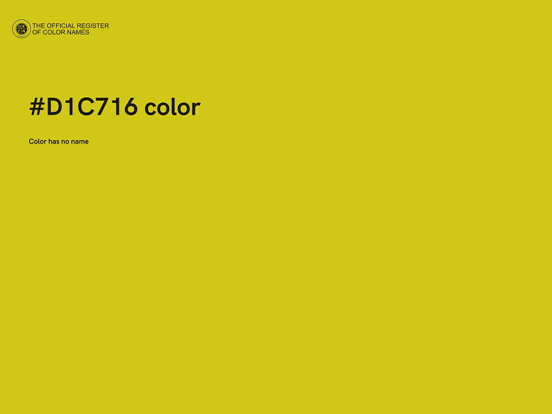 #D1C716 color image
