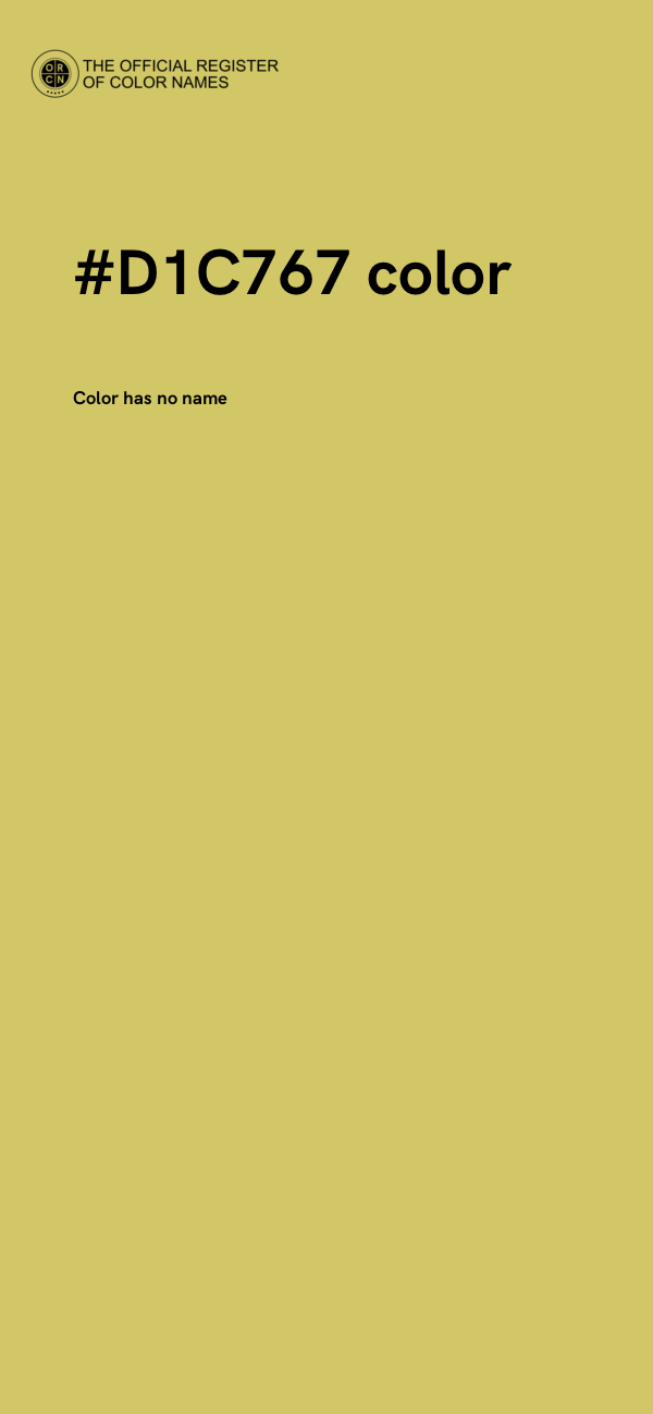 #D1C767 color image