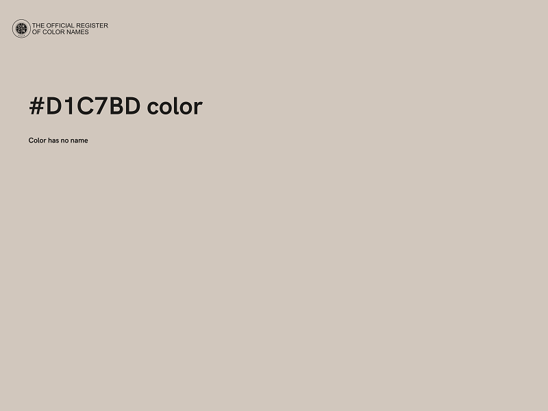 #D1C7BD color image