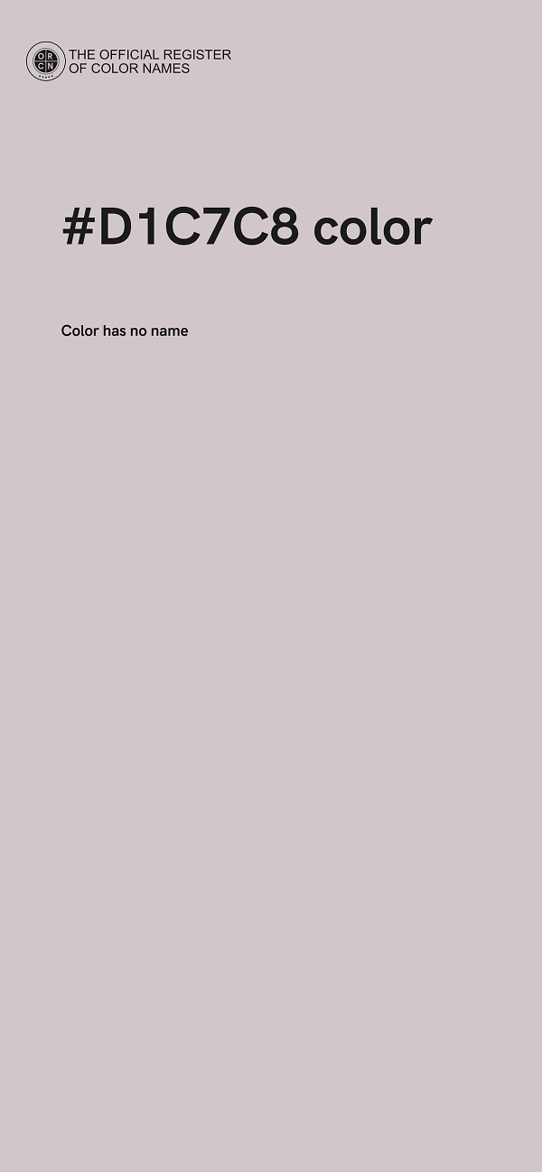 #D1C7C8 color image