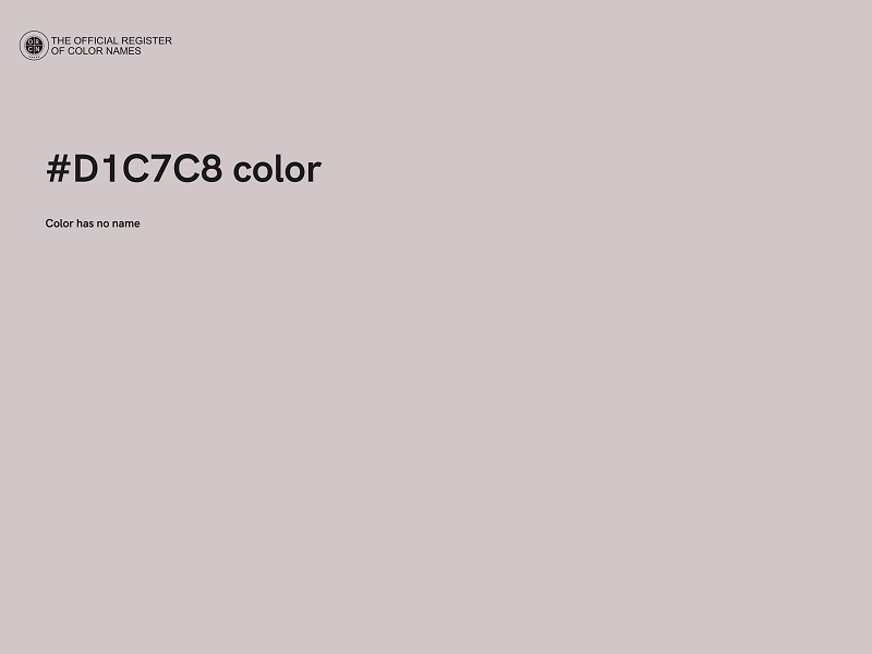 #D1C7C8 color image