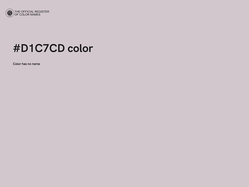 #D1C7CD color image