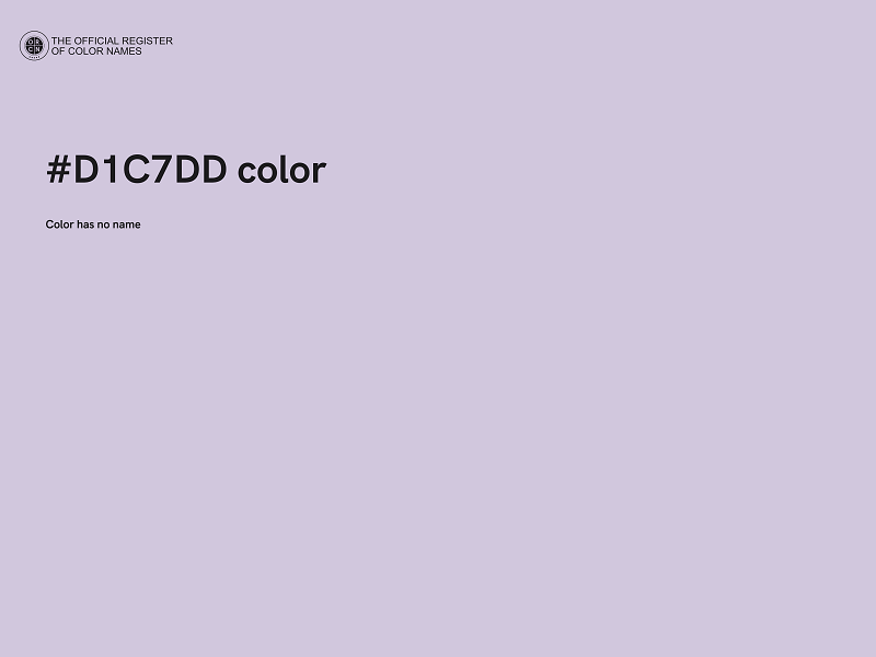 #D1C7DD color image