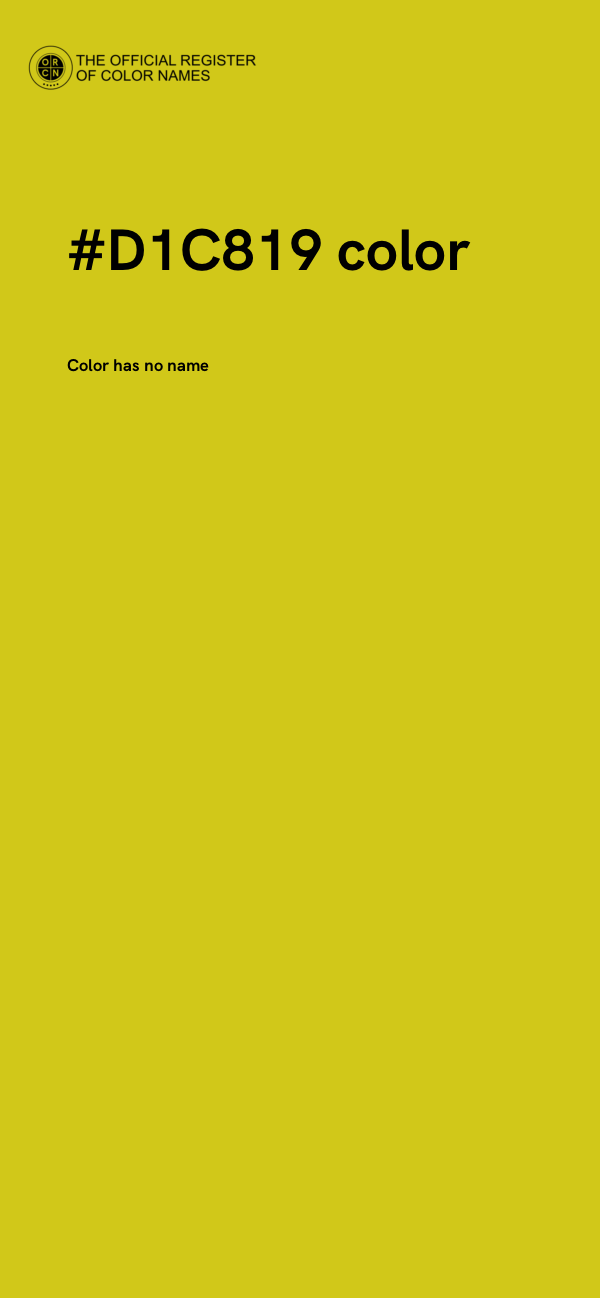 #D1C819 color image