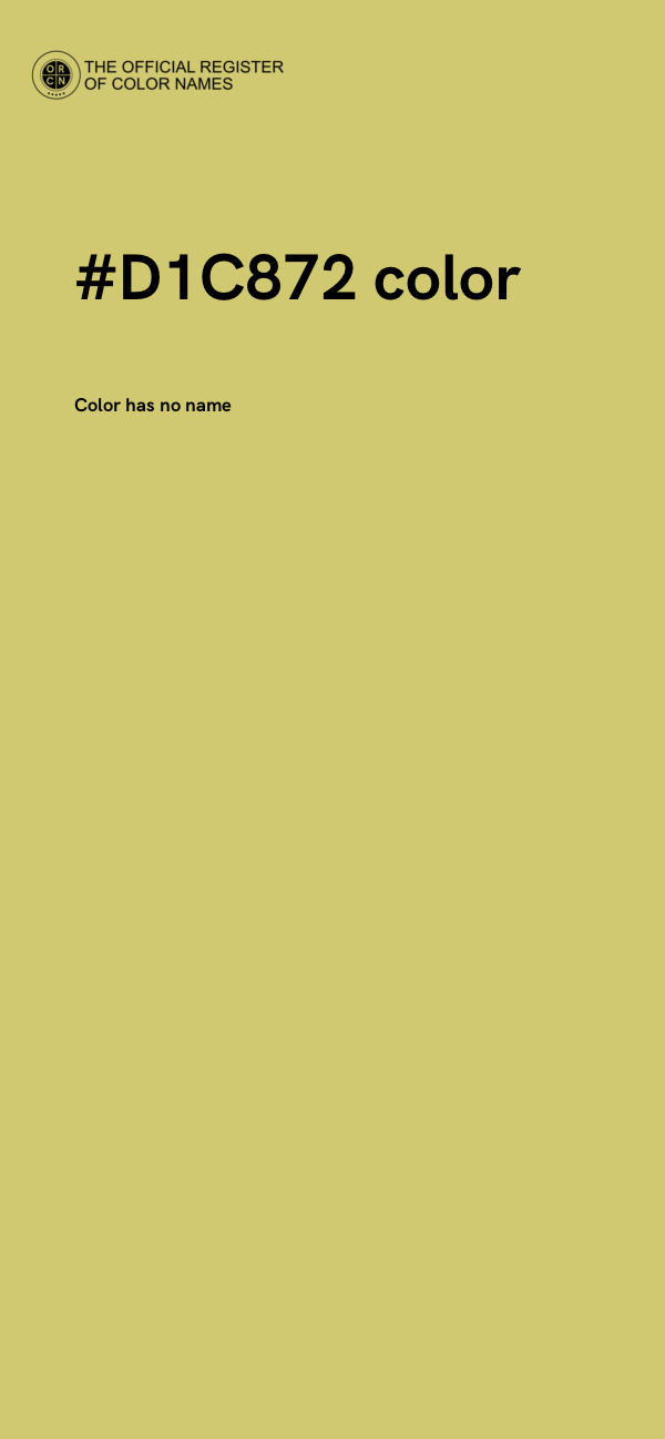 #D1C872 color image