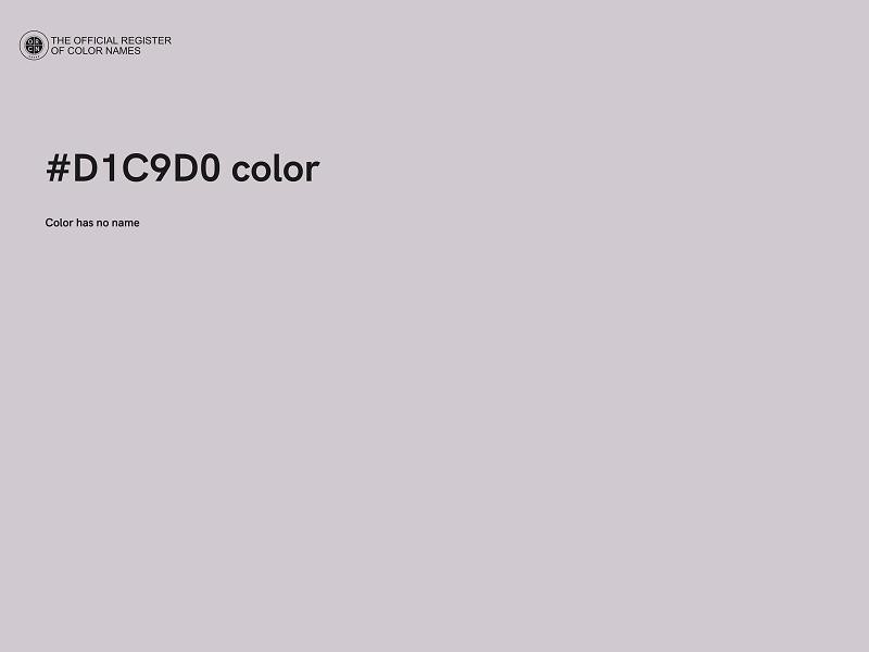 #D1C9D0 color image