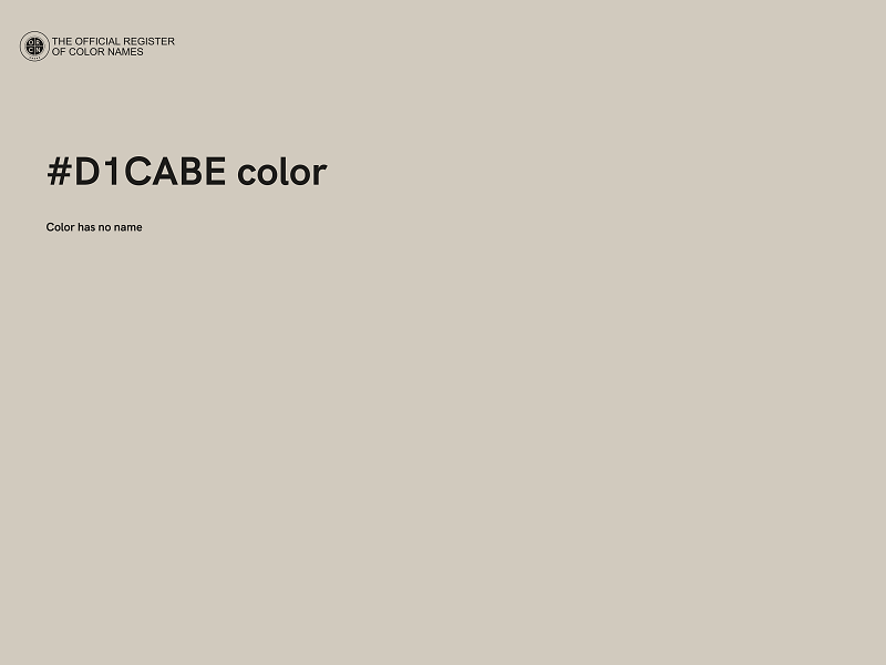 #D1CABE color image