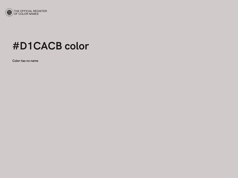 #D1CACB color image