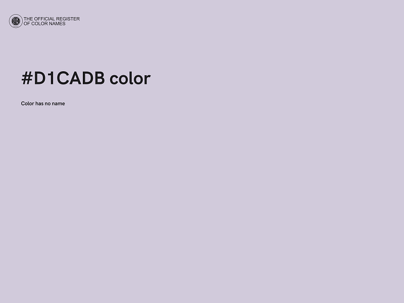 #D1CADB color image