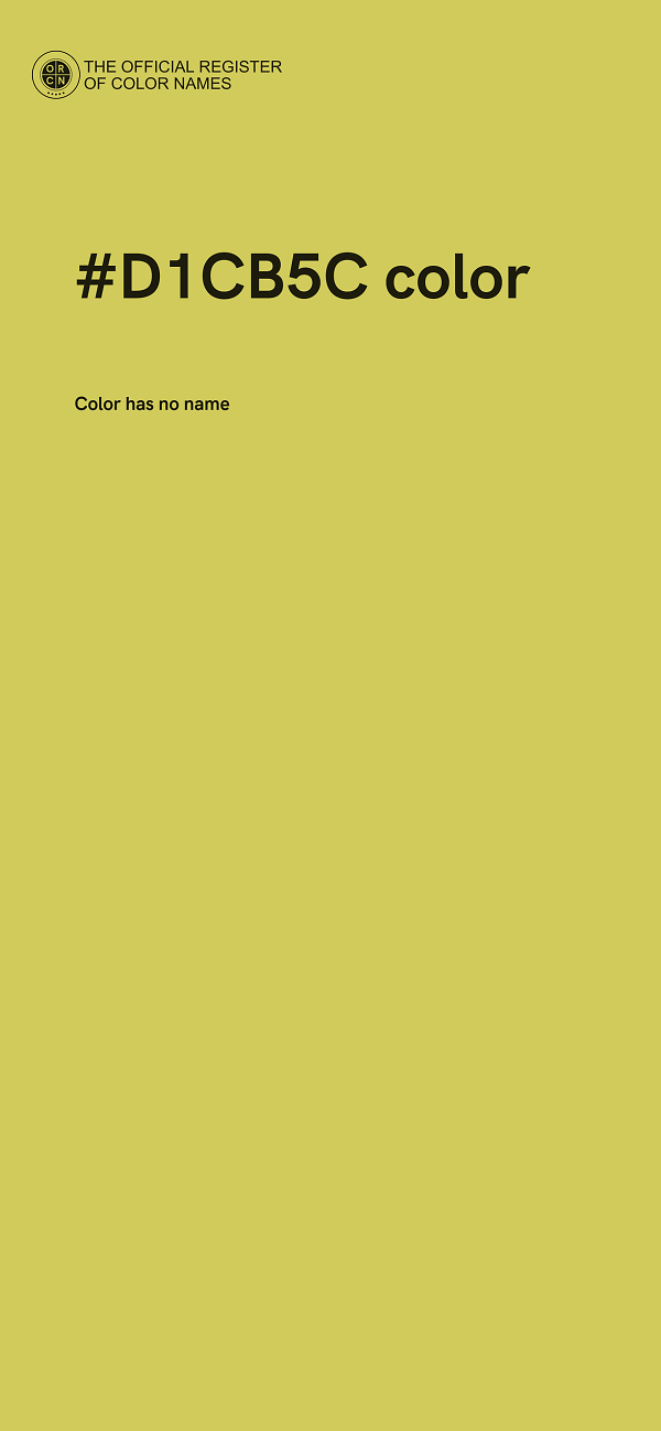 #D1CB5C color image