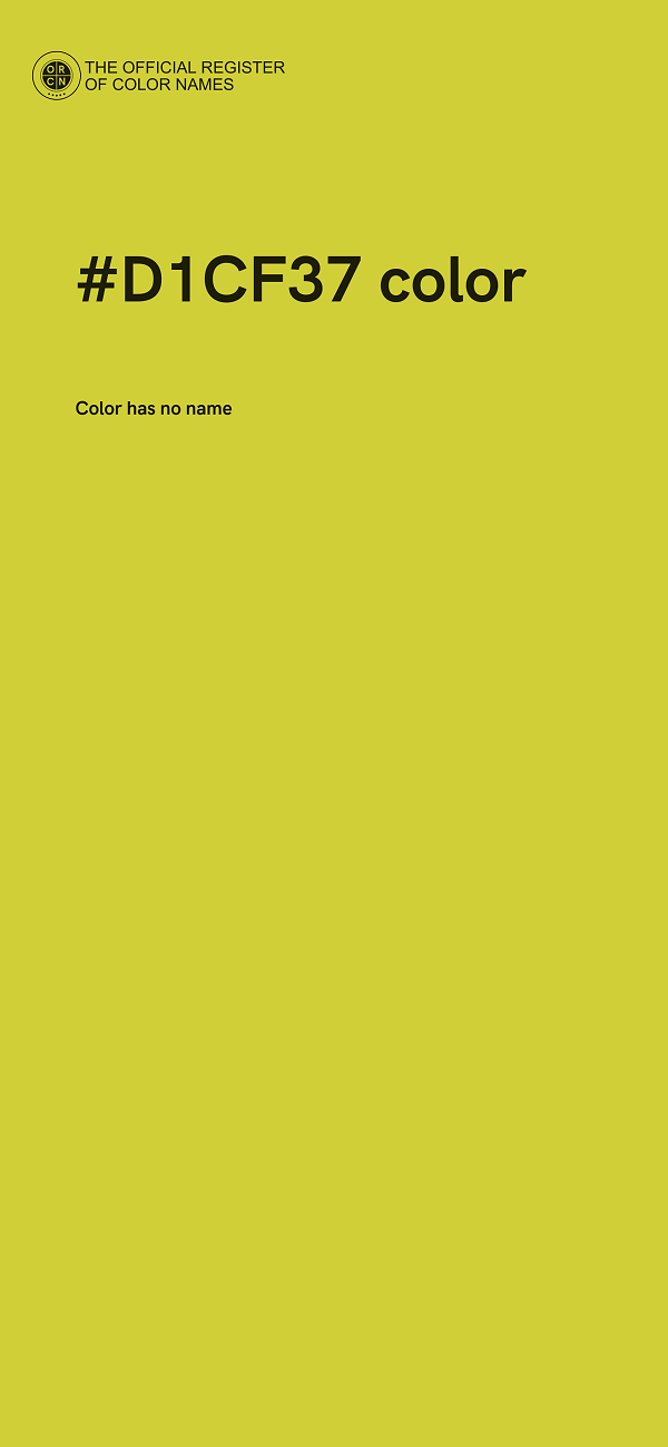 #D1CF37 color image