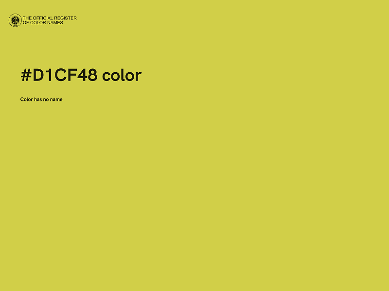 #D1CF48 color image