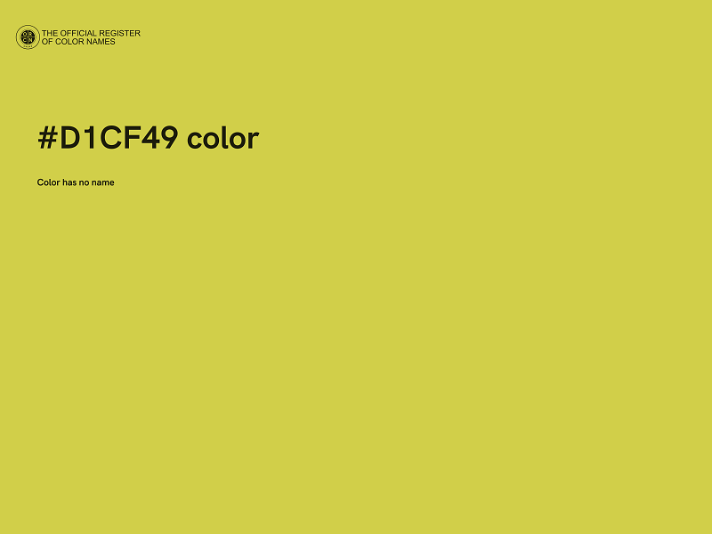 #D1CF49 color image