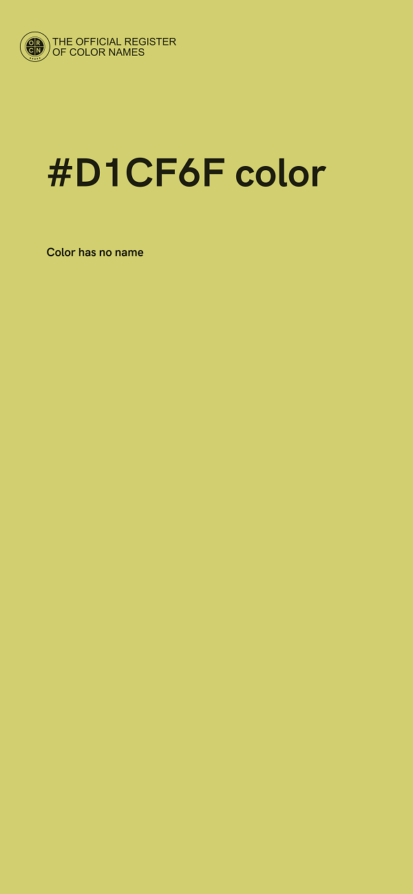 #D1CF6F color image