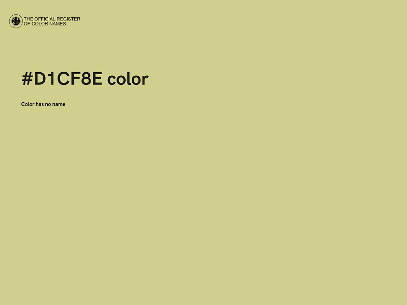 #D1CF8E color image