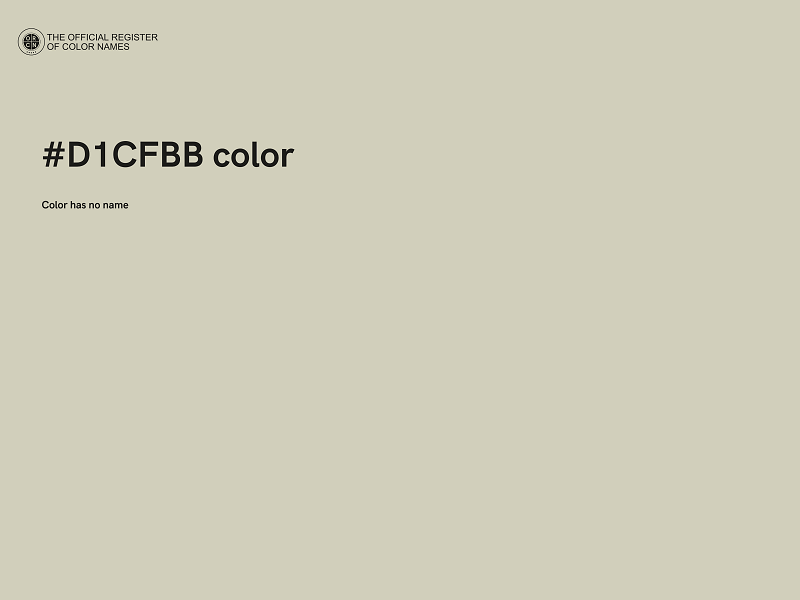 #D1CFBB color image