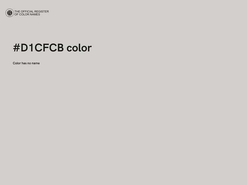 #D1CFCB color image