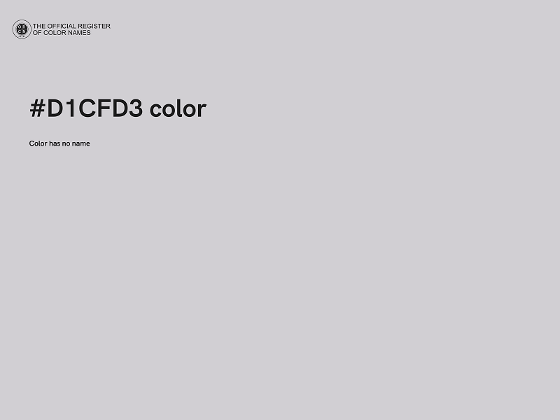 #D1CFD3 color image