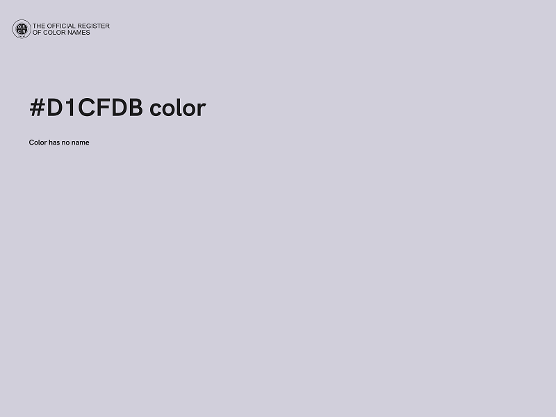 #D1CFDB color image