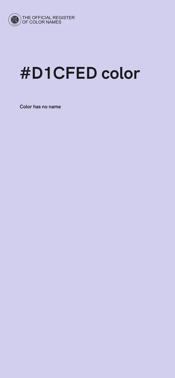 #D1CFED color image