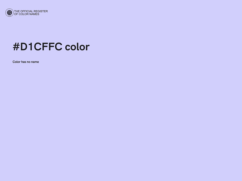 #D1CFFC color image