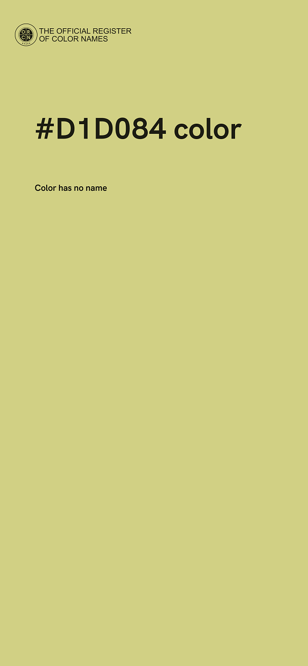#D1D084 color image