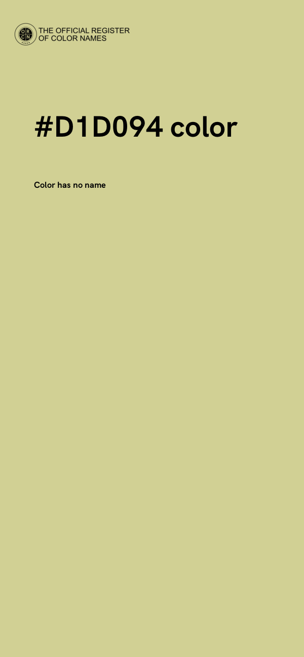 #D1D094 color image