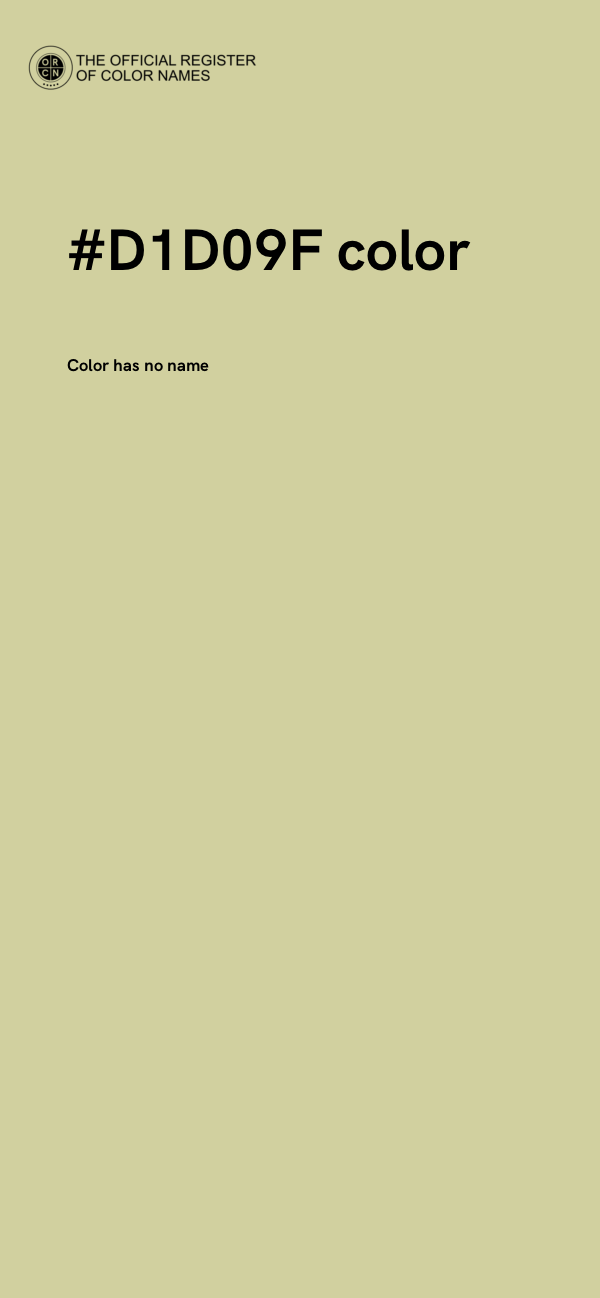 #D1D09F color image