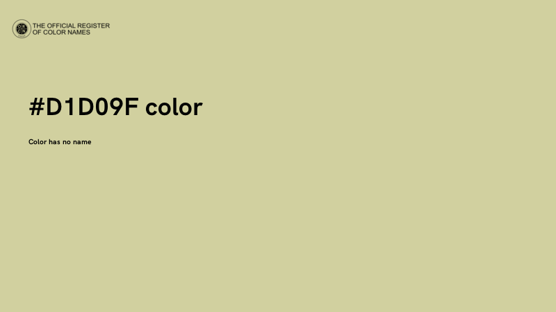 #D1D09F color image
