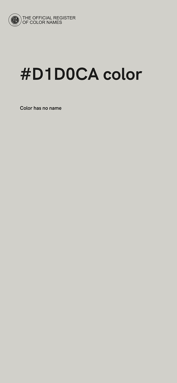 #D1D0CA color image