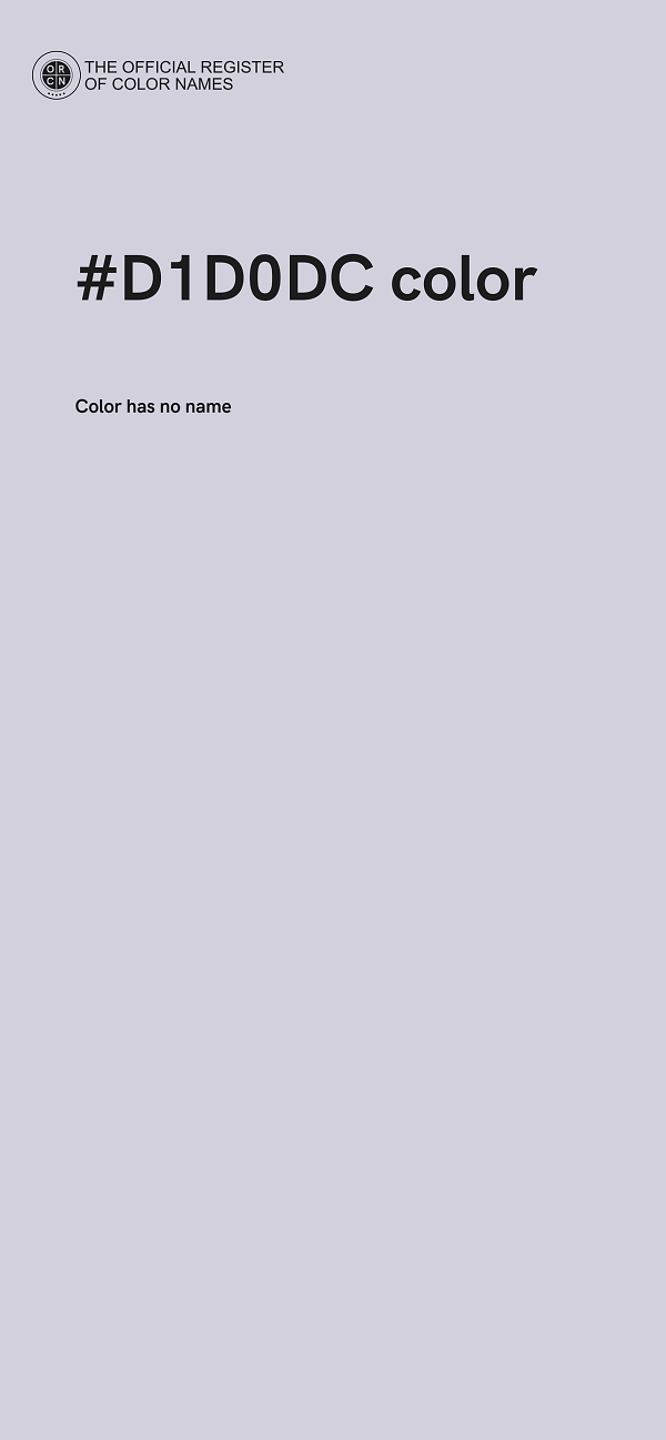 #D1D0DC color image