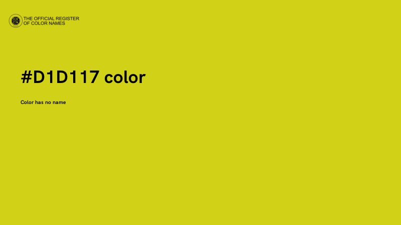 #D1D117 color image