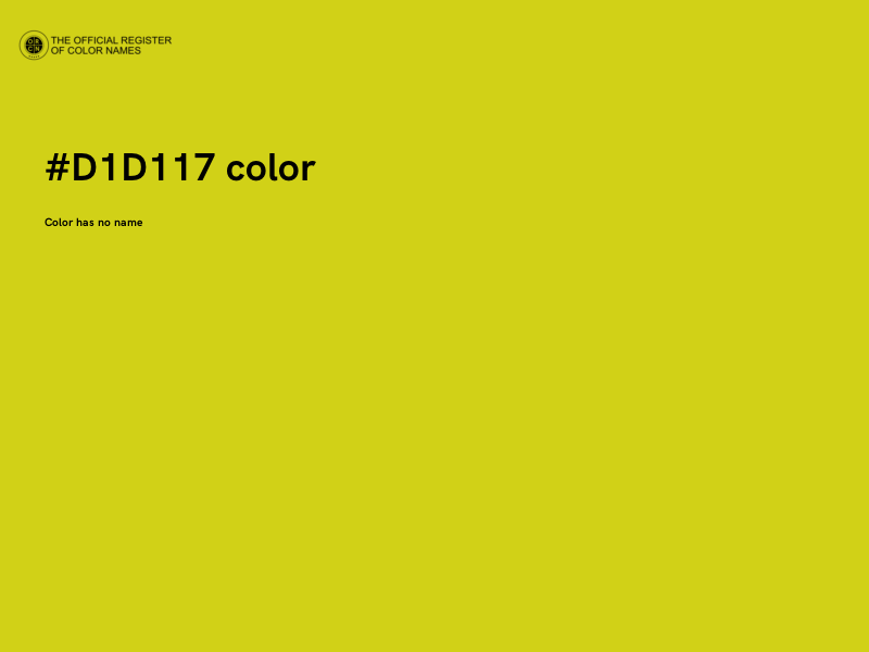 #D1D117 color image