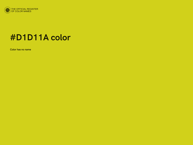 #D1D11A color image