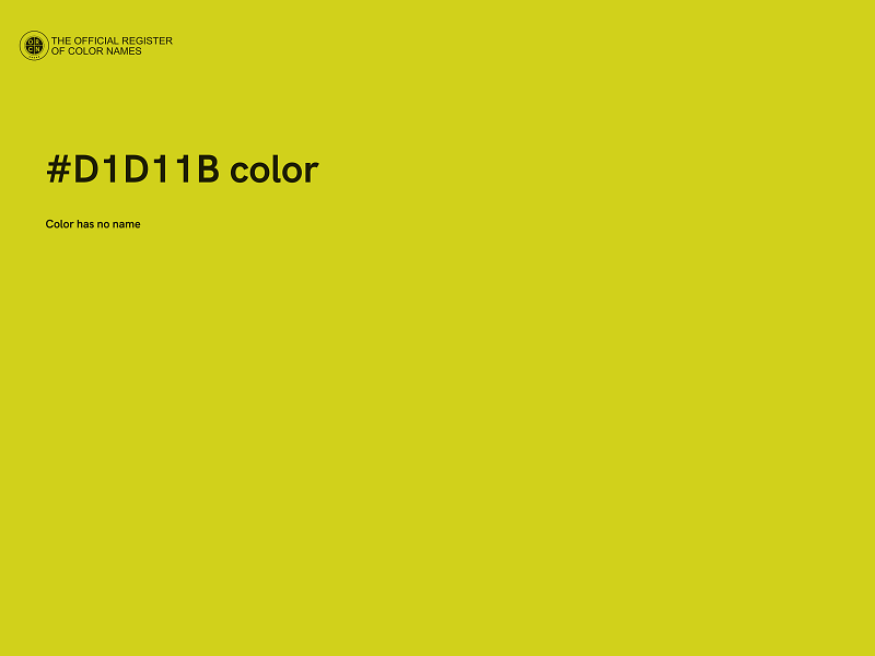 #D1D11B color image