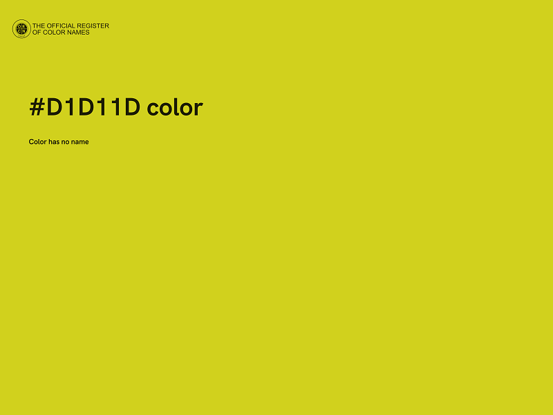 #D1D11D color image