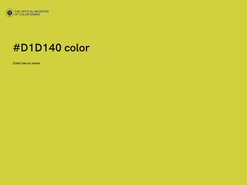 #D1D140 color image