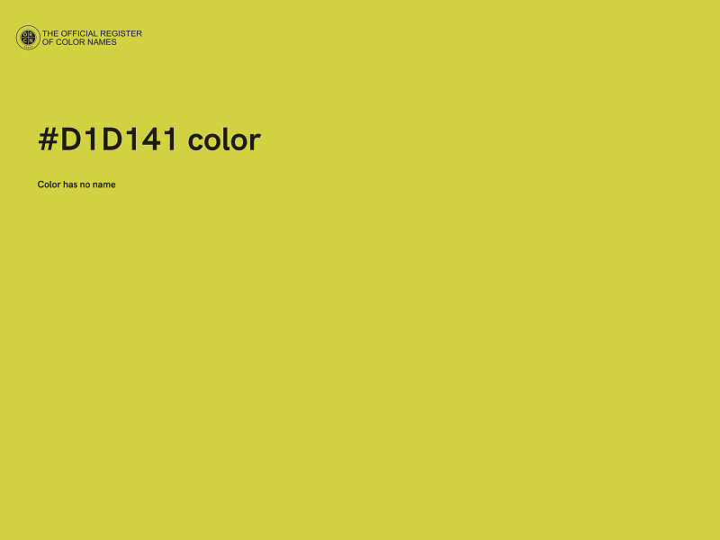 #D1D141 color image