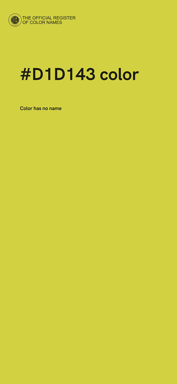 #D1D143 color image