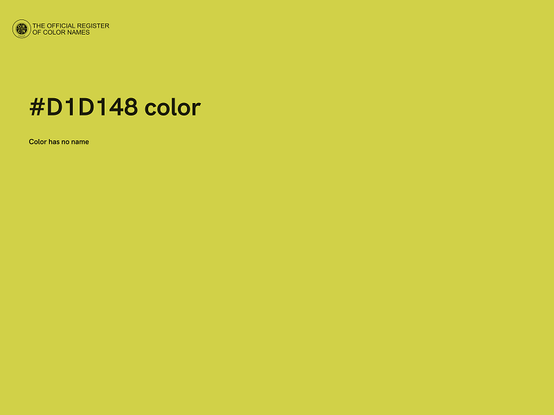 #D1D148 color image