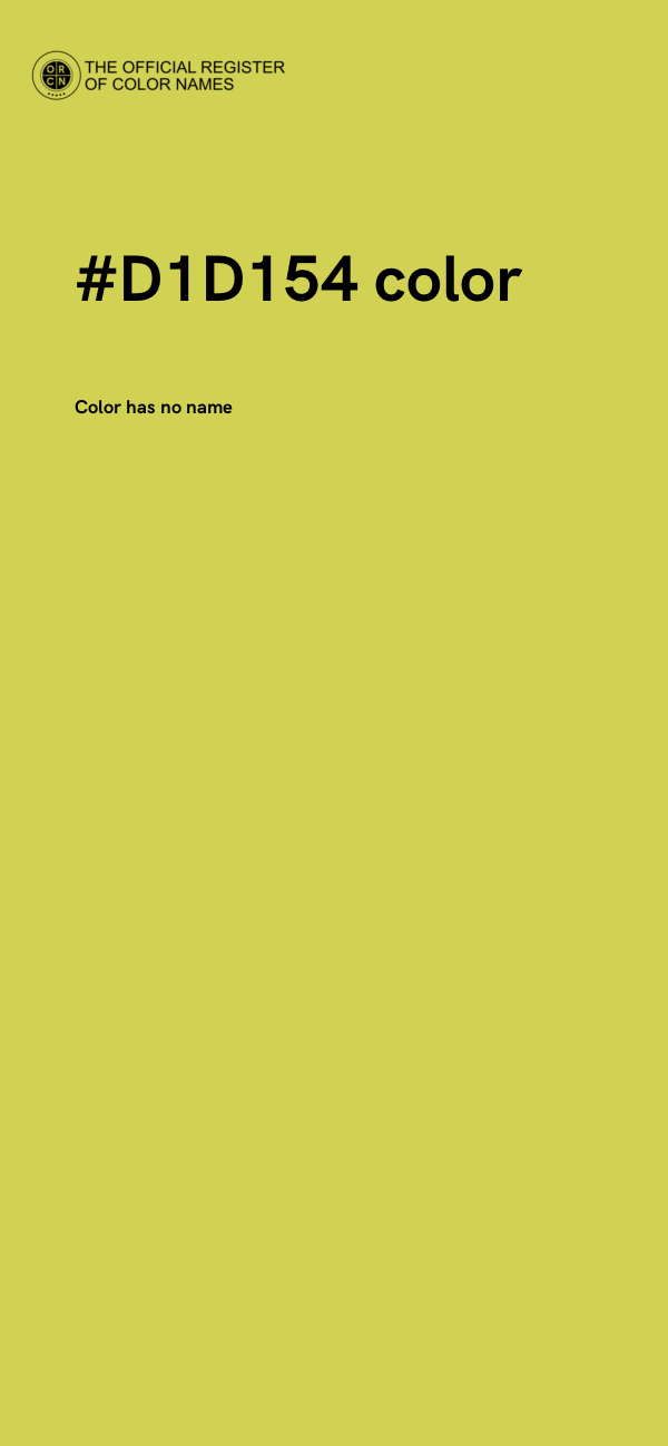 #D1D154 color image