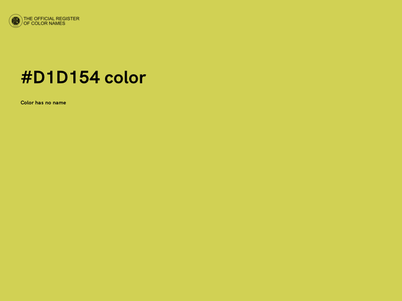#D1D154 color image