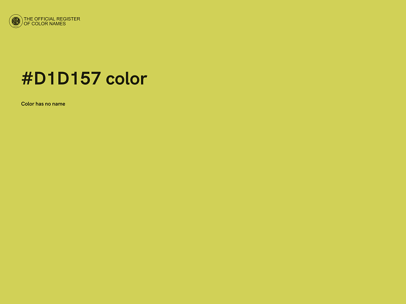 #D1D157 color image