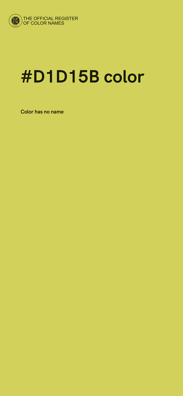 #D1D15B color image
