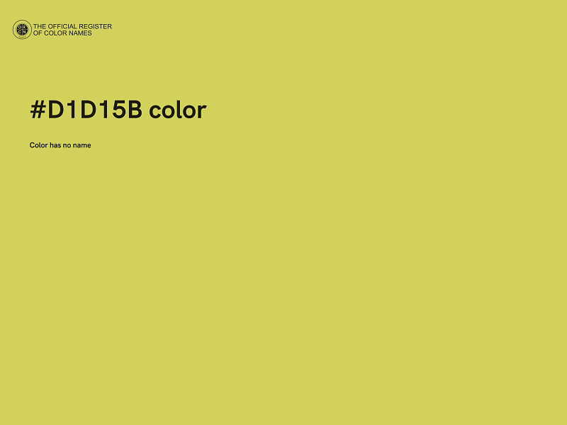 #D1D15B color image
