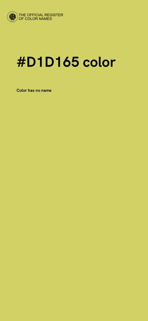 #D1D165 color image